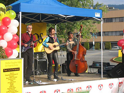 Mother Daughter Cheerios Walk  in North Van - 2004